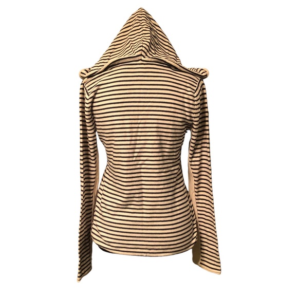 Roxy Blue & White Striped Hoodie size X-Large - Picture 7 of 12